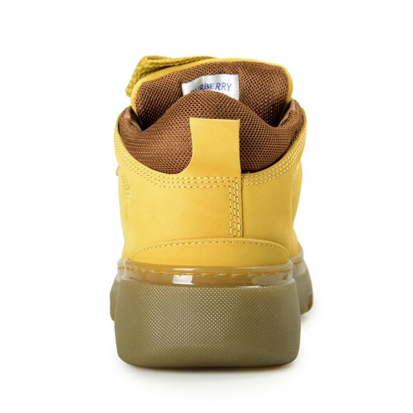 Burberry Men's "Trek Boot" Manilla Leather Hiking Boots Shoes US 8 EUR 41 - Picture 3 of 8